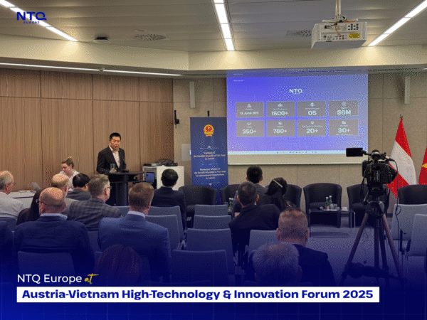 Mr. Phil Tran, CEO of NTQ Europe, introduced the Next Gen DevCenter